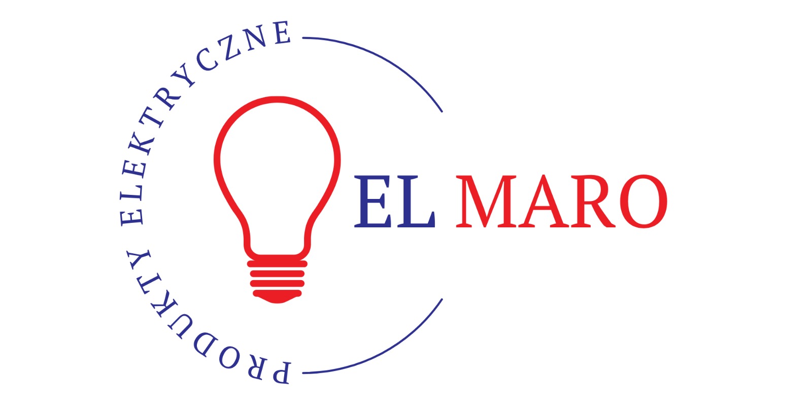 El-Maro – logo z czerwoną żarówką